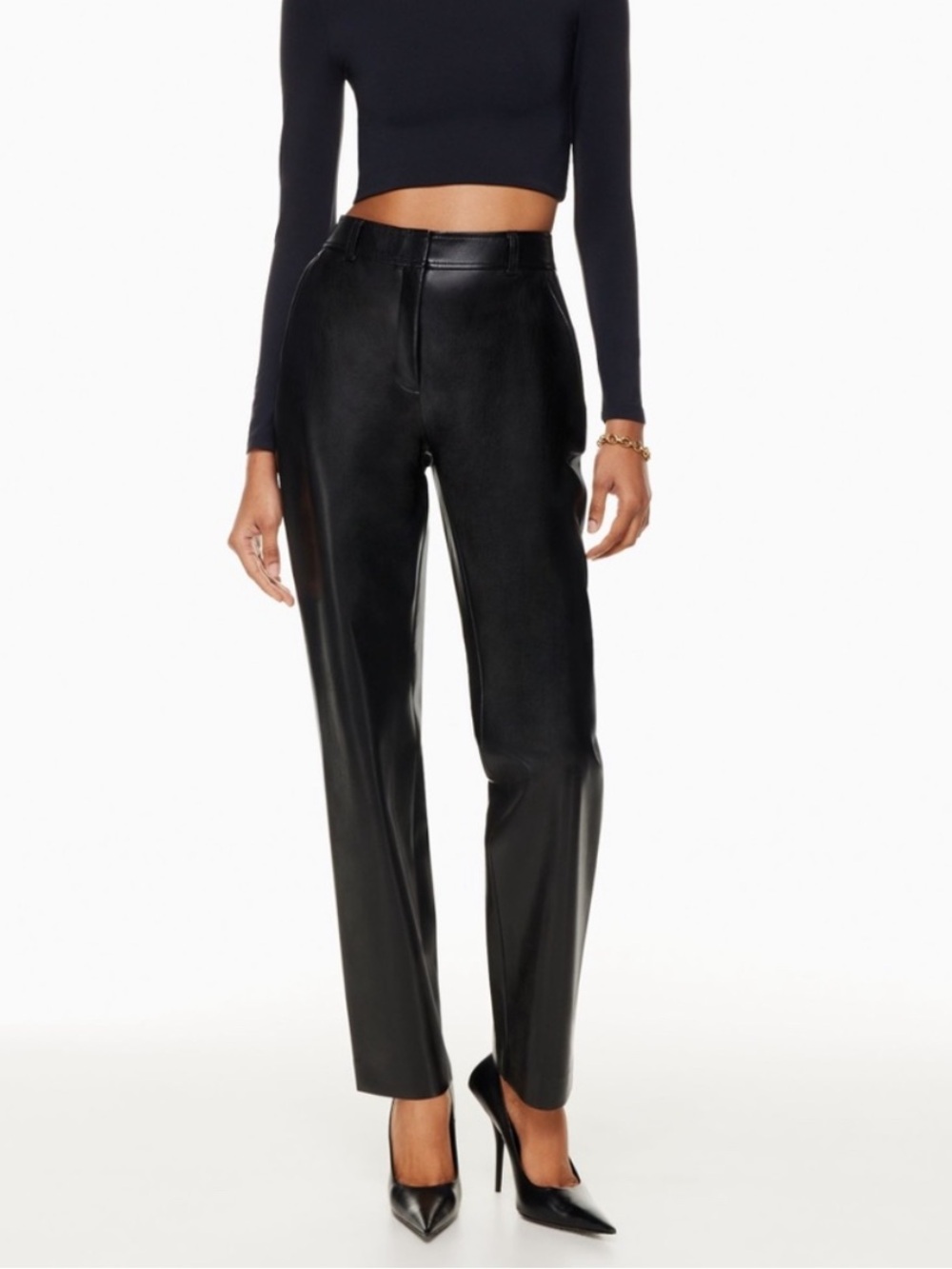 Aritzia Babaton Command Faux Leather Pants